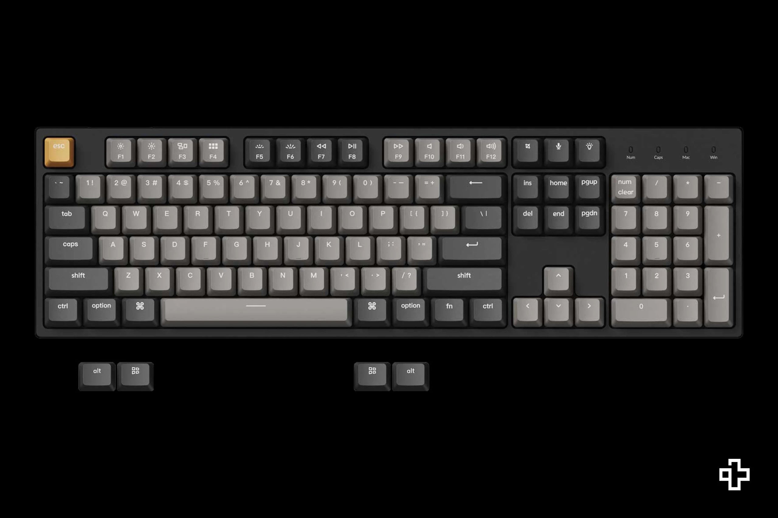 Keychron C2 Pro Hotswap RGB mechanische Tastatur