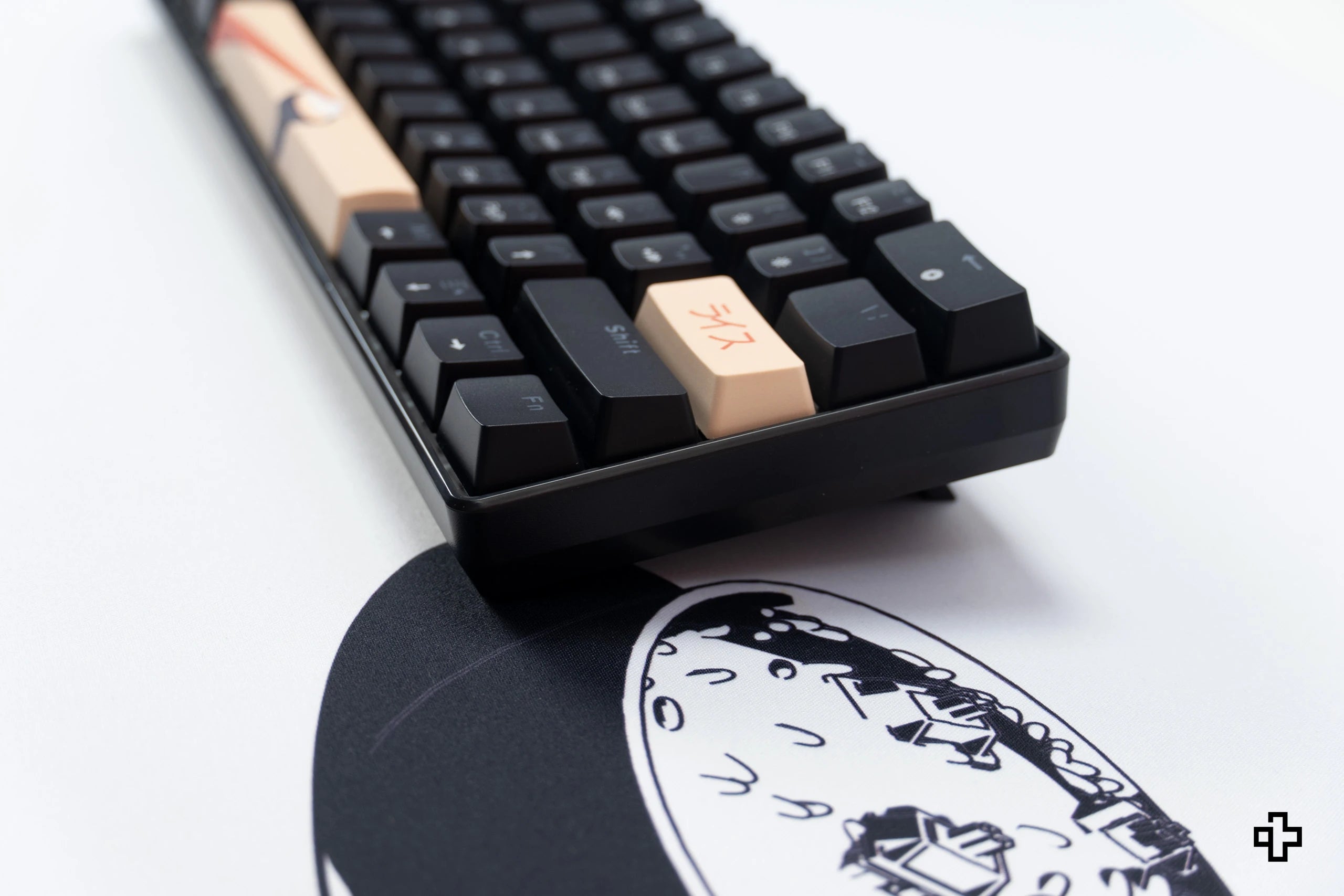 QwertyKey Rice V2 Neagra Hotswap Tastatur für mechanisches Gaming