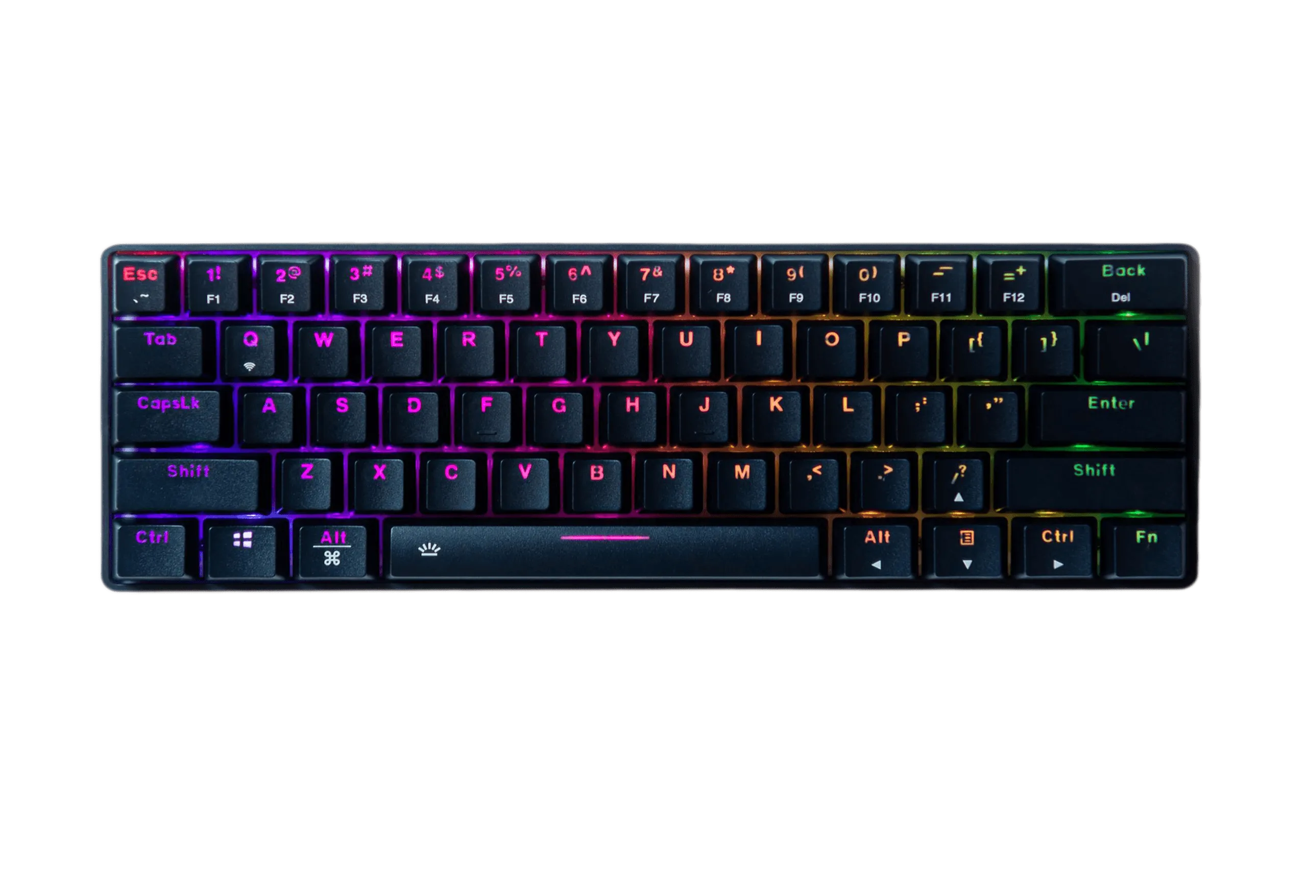 Dareu EK861 Hotswap RGB Schwarz Mechanische Gaming-Tastatur