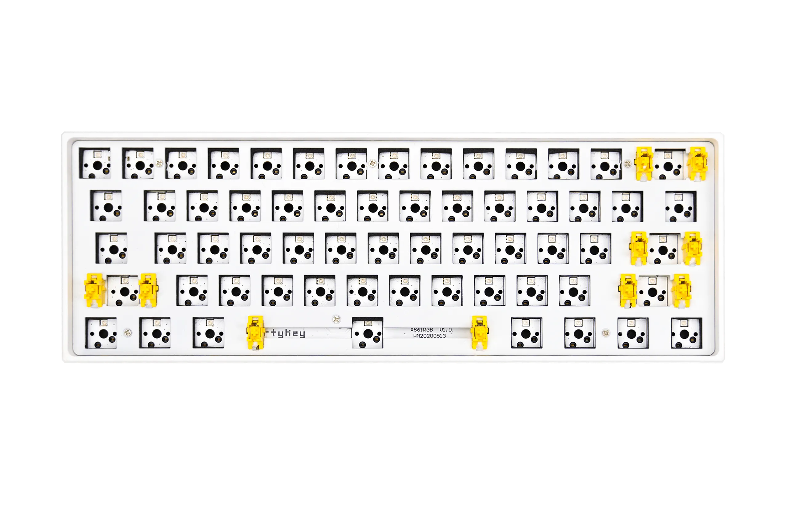 Kit QwertyKey White 61 Mechanische Tastatur