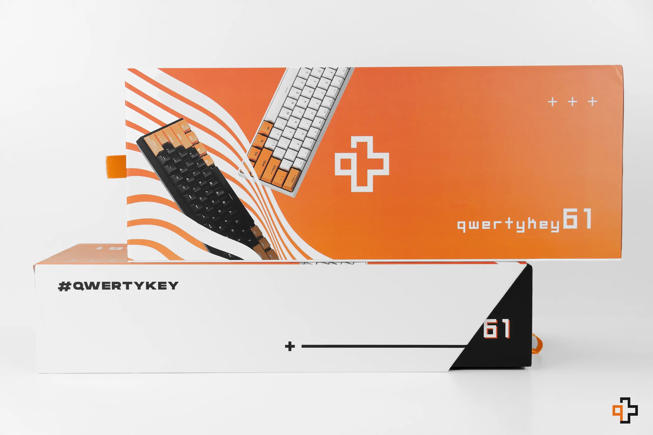 QwertyKey61 Hotswap RGB Schwarz Mechanische Gaming-Tastatur