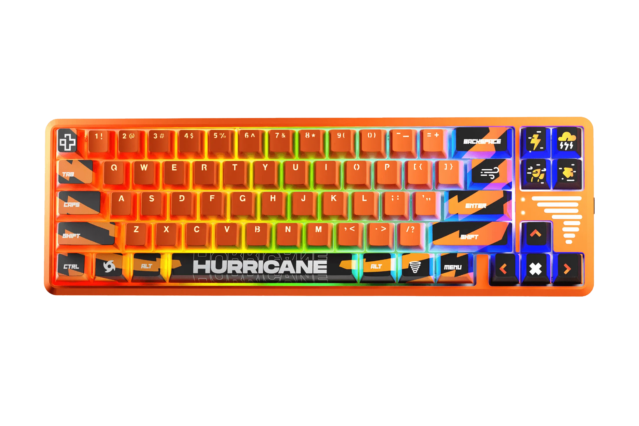 QwertyKey65 Hurricane Hotswap RGB Gaming-Tastatur